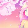 Sakura girl (Fluttershy Humanized)