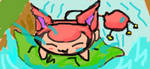 Skitty Rafting by FuuFhenyx