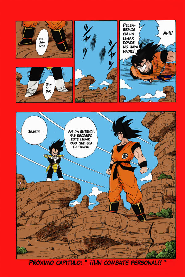 Goku vs Vegeta - color simple by Ezio-anime on DeviantArt
