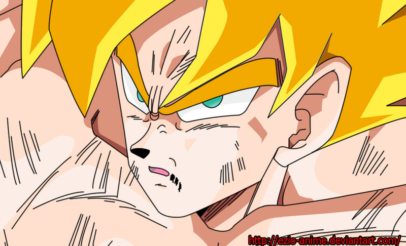 Goku SSJ - Colored