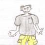 Meet Shane.  My self portrait in yellow shorts.