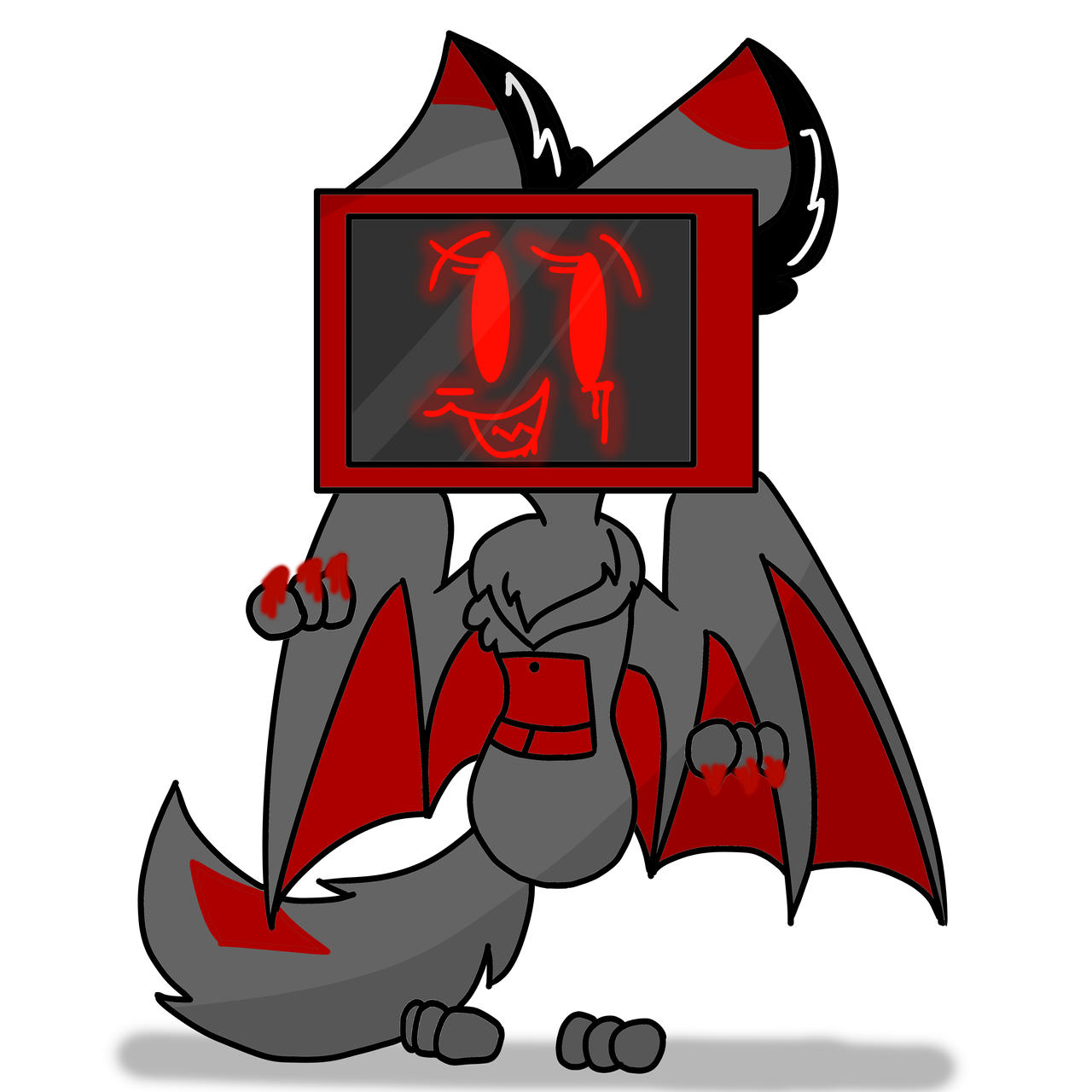 Devil Computer Oc Devil Computerwolf by KQRainbowArtist53 on DeviantArt