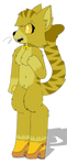 Ginger Tabby Cat Mustard by ComputerwolfUwU