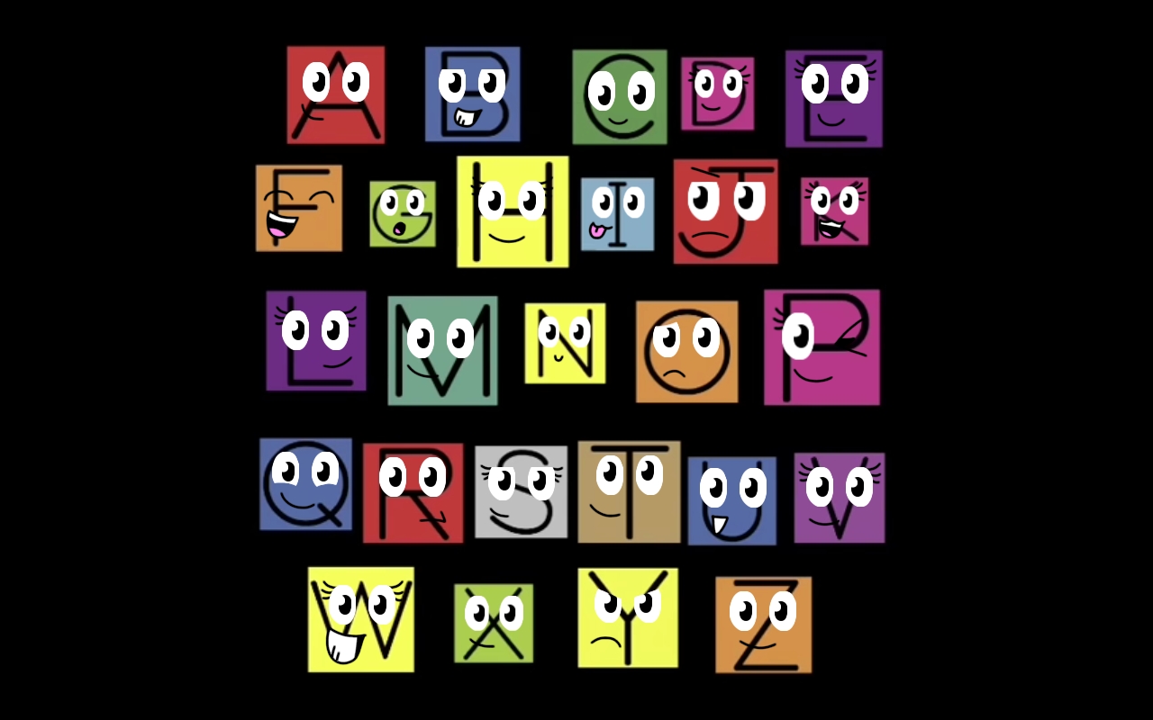 Have Fun Teaching Alphabet with a Faces by KQRainbowArtist53 on DeviantArt