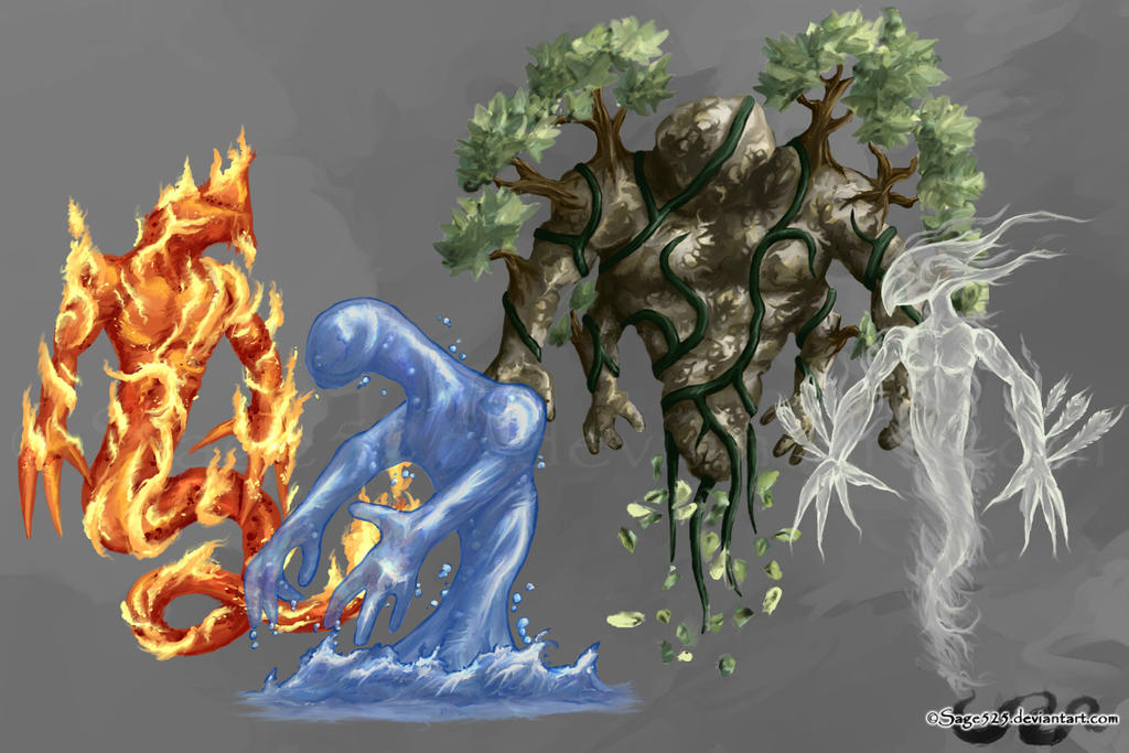 Elementals by sage525 on DeviantArt