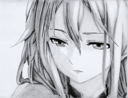 Pencil Drawing of anime character by ItsSantaTime on DeviantArt