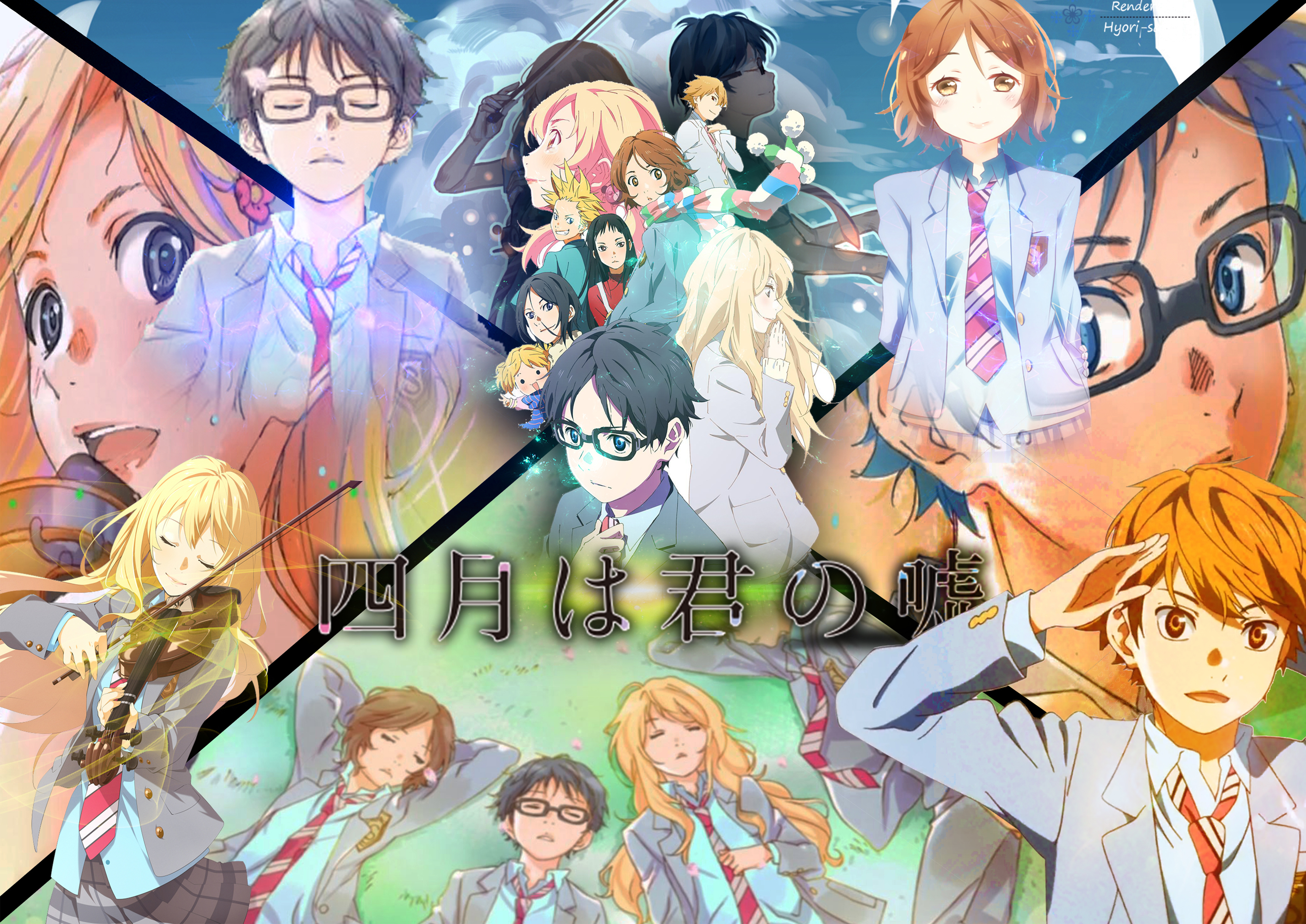 Shigatsu Wa Kimi No Uso - Wallpaper by Adiim on DeviantArt