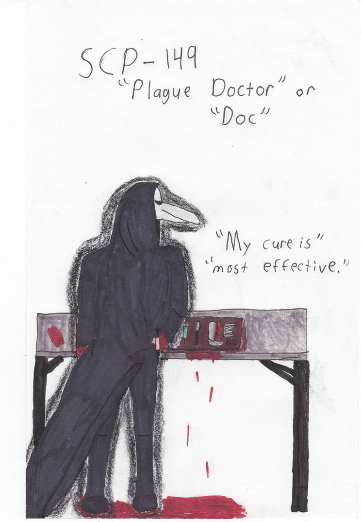 Scp 049 Plague Doctor by ShylaArtz on DeviantArt