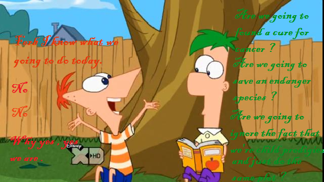 What Ferb wants to do