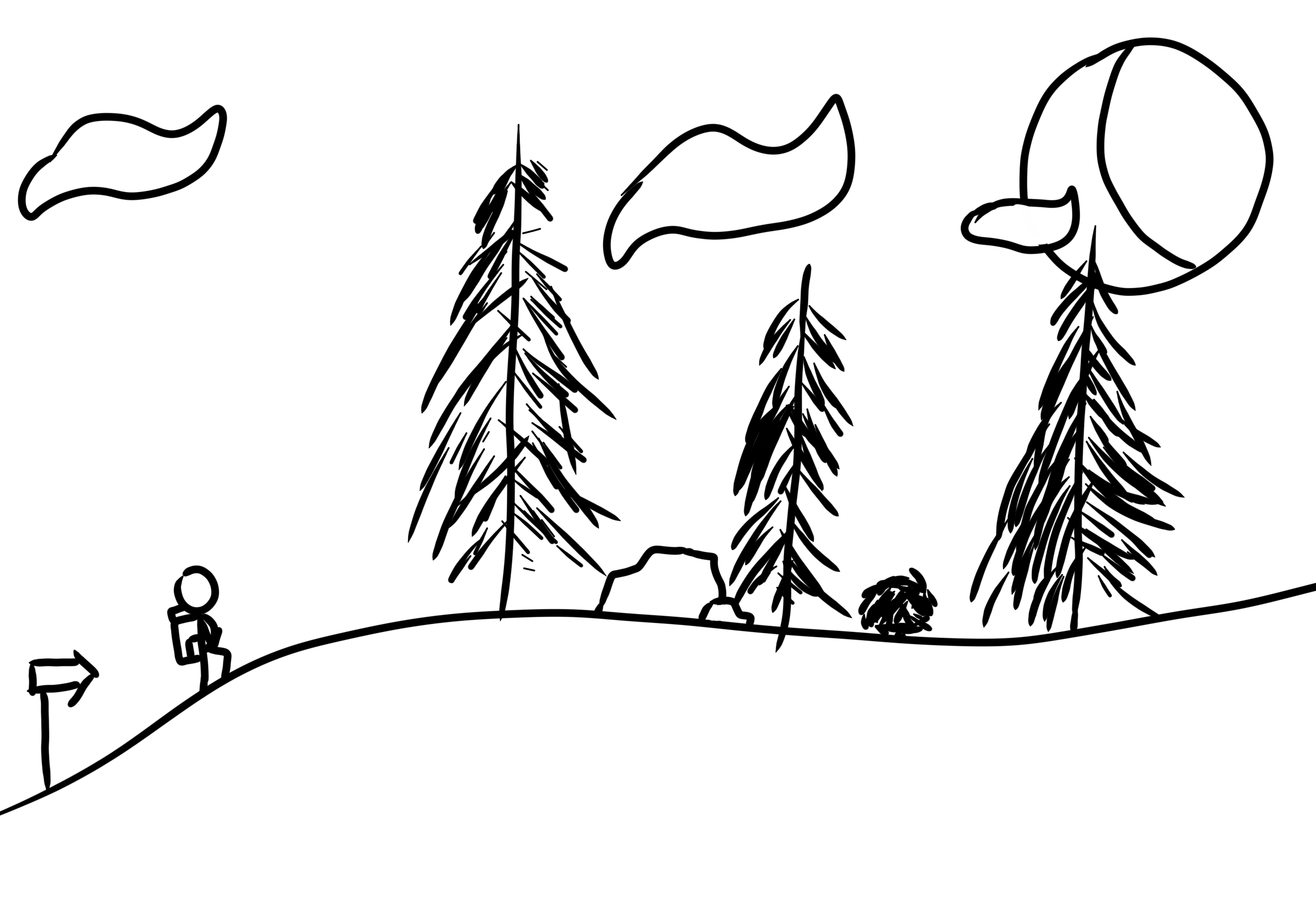 Simple landscape