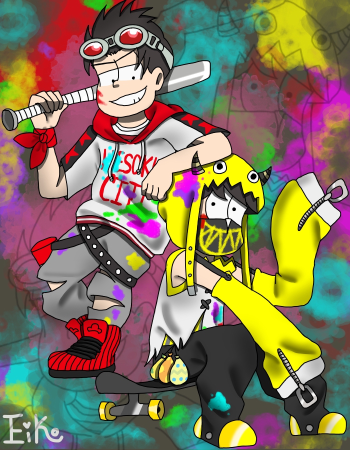 Osomatsu and Jyushimatsu