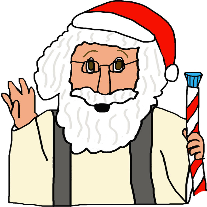 Santa Christ (Colored) by SB1991 on DeviantArt
