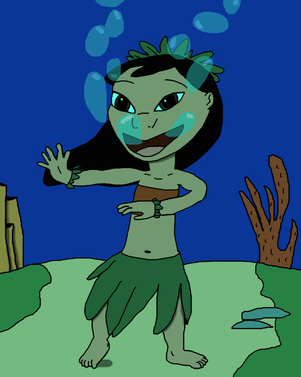 Lilo's Underwater Hula Dance by SB1991 on DeviantArt