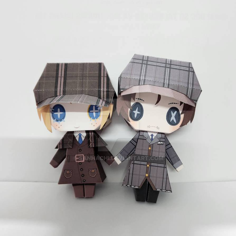 Truth and Inference Chibi papercraft by sanhachi on DeviantArt