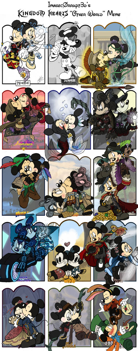 Mick 'n Min Other World Meme by Elera