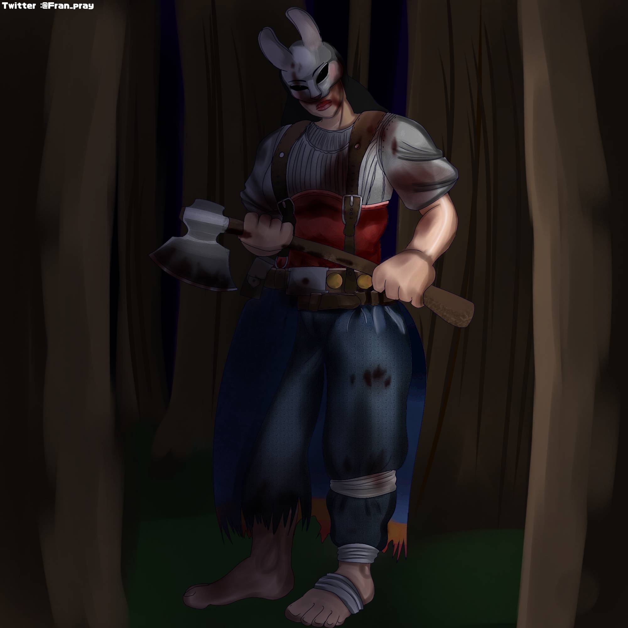 bunny killer dead by daylight by FRANKLINDEV on DeviantArt