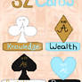 Wallpaper of playing card symbols