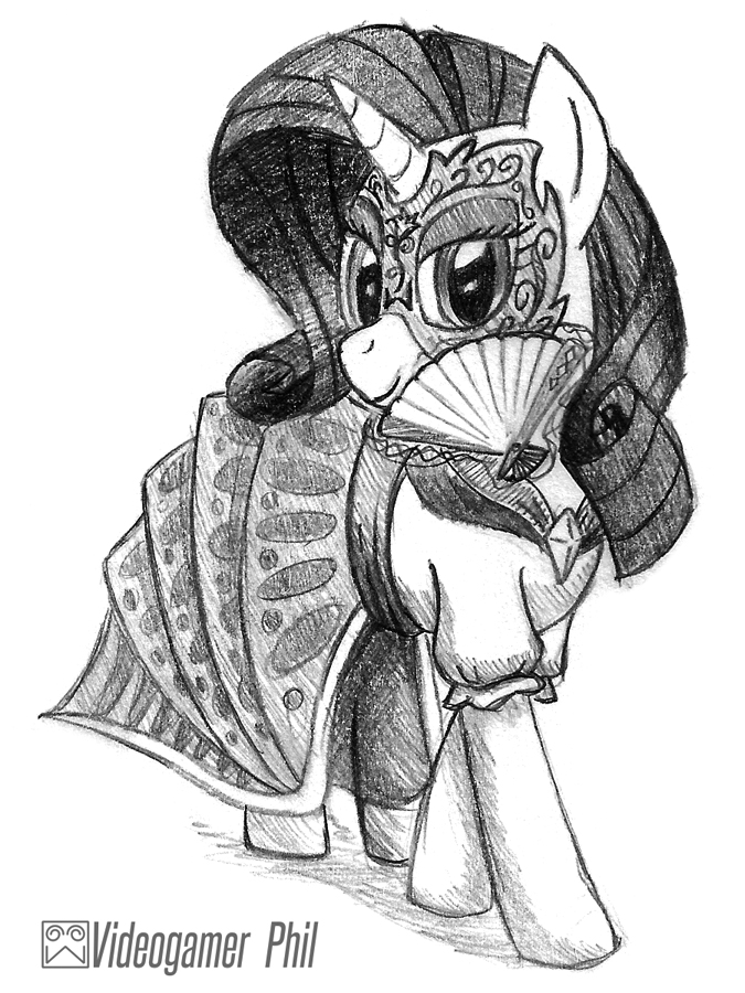 NATG 2 - Pony Attending a Masquerade