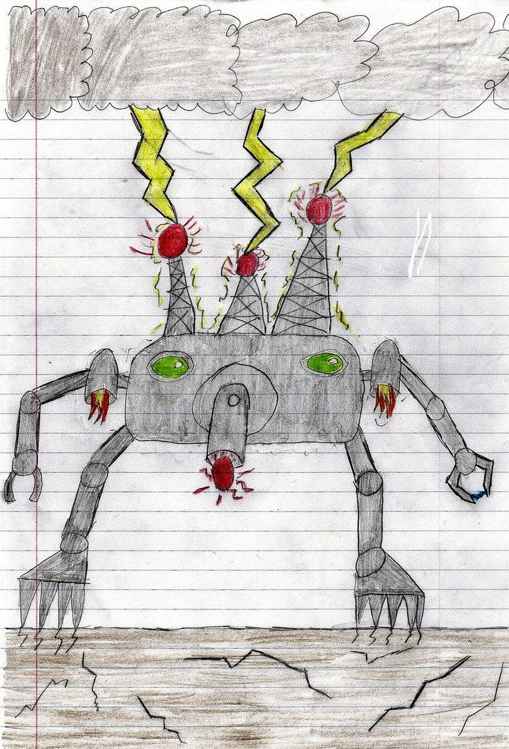 Teh Robot Drawing by TehLightMaster on DeviantArt