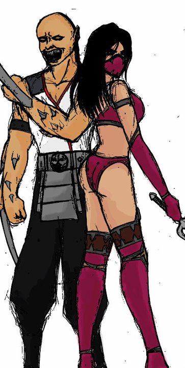 Baraka and Mileena by methcooker on DeviantArt