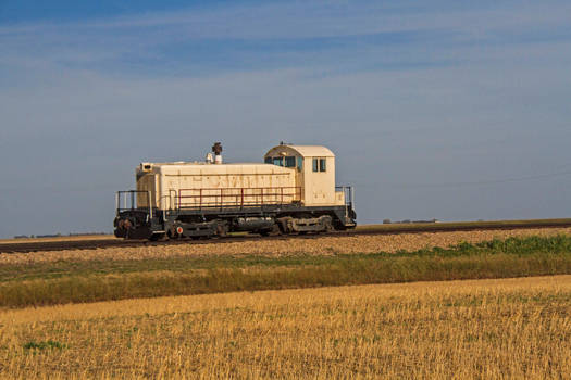 Old Train Engine on Siding nr Regina Sask.