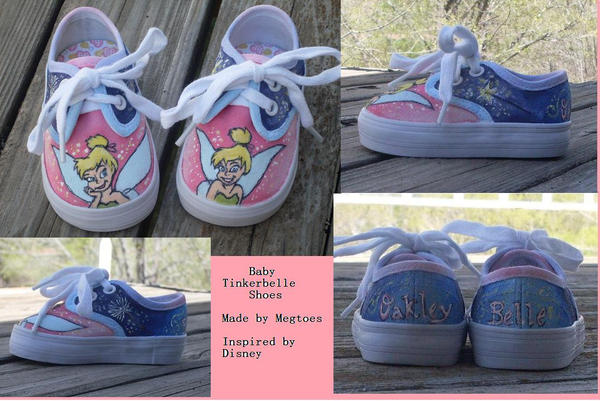 Baby Tinkerbell Shoes By Megtoes On Deviantart Baby Tinkerbell Shoes By Megtoes On Deviantart