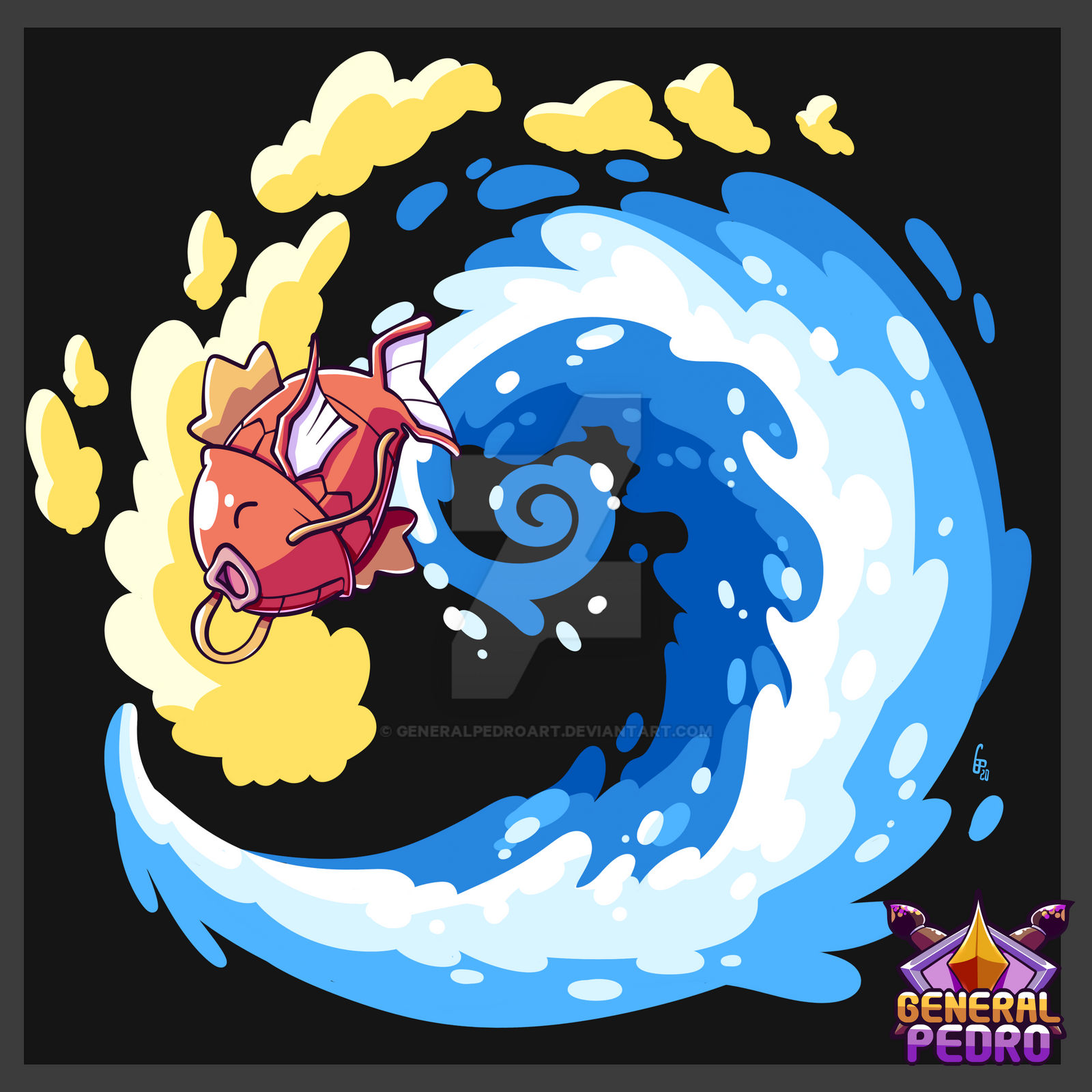 Magicarp Variations Pokemon Fanart - 03 - Magikarp by GeneralPedroArt on DeviantArt