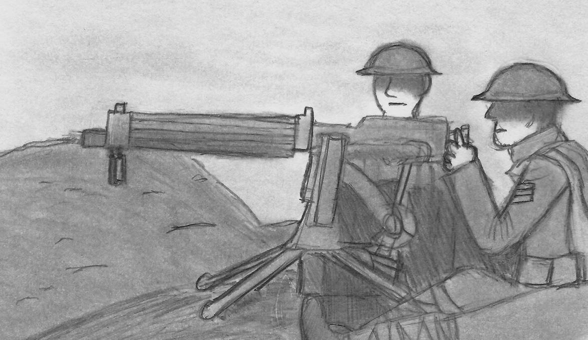 Machine Gun Deviantart 100th Machine Gun Company by DoodlingYankee on DeviantArt
