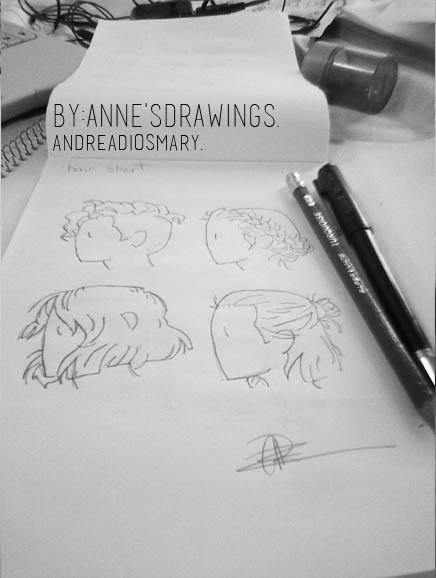 pic Pixie Cut Short Hair Drawing Reference short hair reference by anne s drawings
