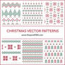 Christmas Pixel Patterns (SVG)