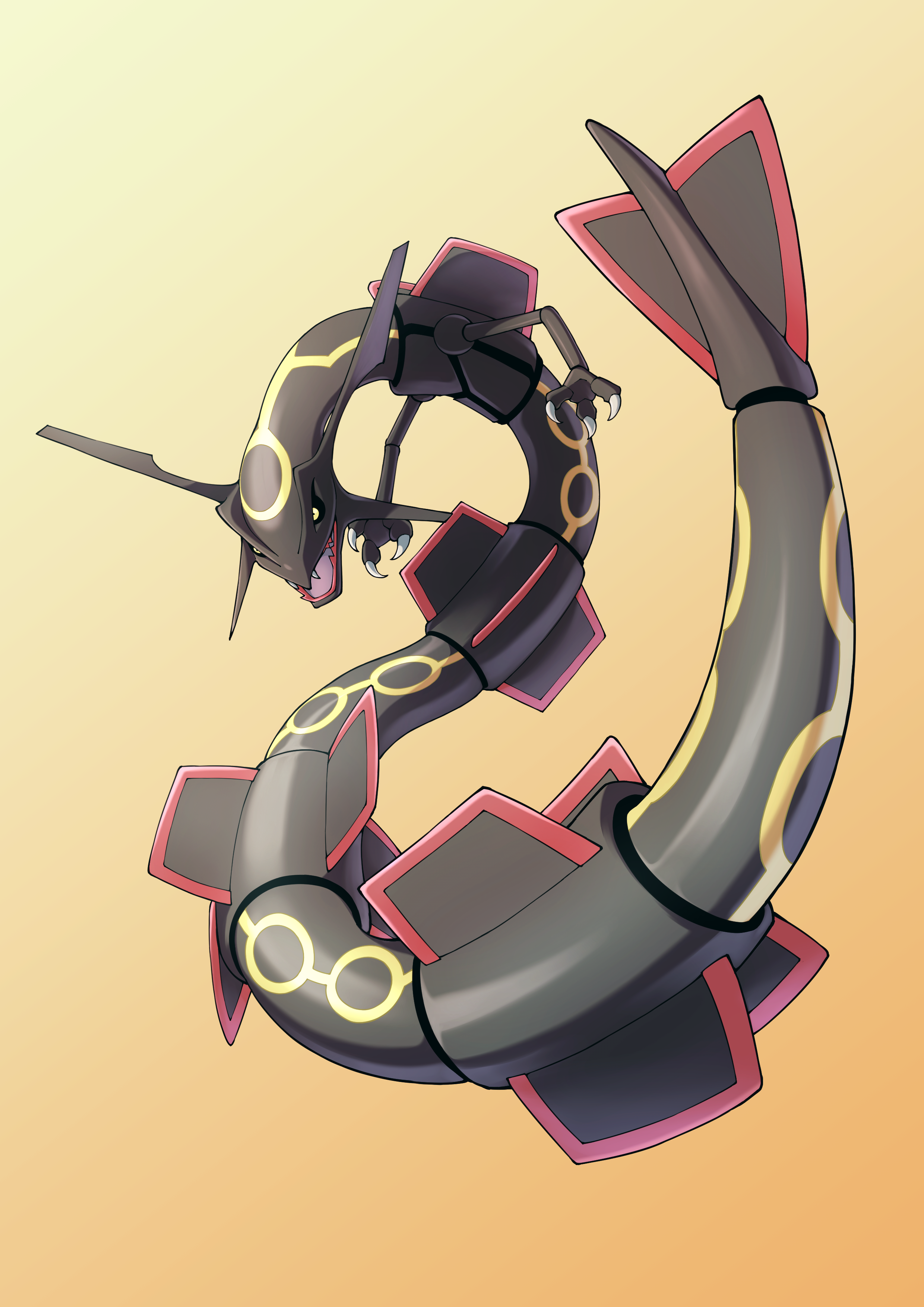 Shiny Rayquaza - Animated Mouth by Rayquazanera on DeviantArt