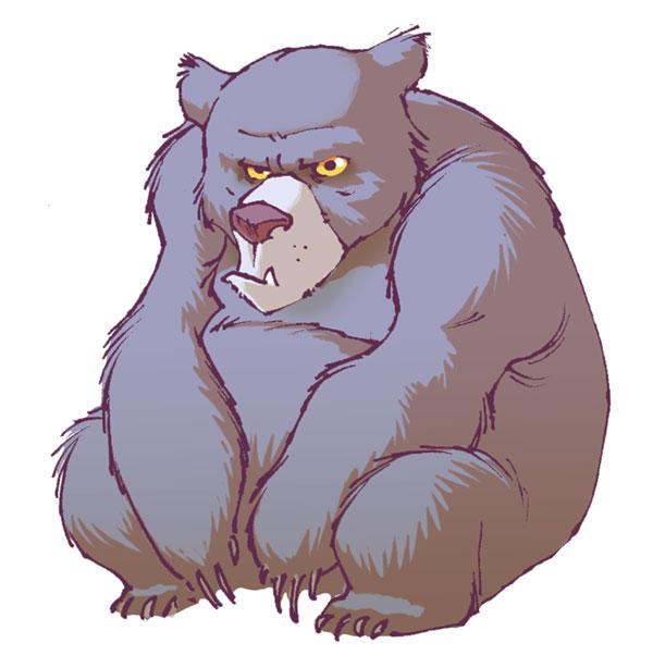 grumpy bear by poubelle-de-dav on DeviantArt