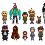 Walking Citizens Pixelart