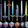 Zelda Swords and Shields