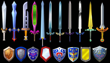 Zelda Swords and Shields 2