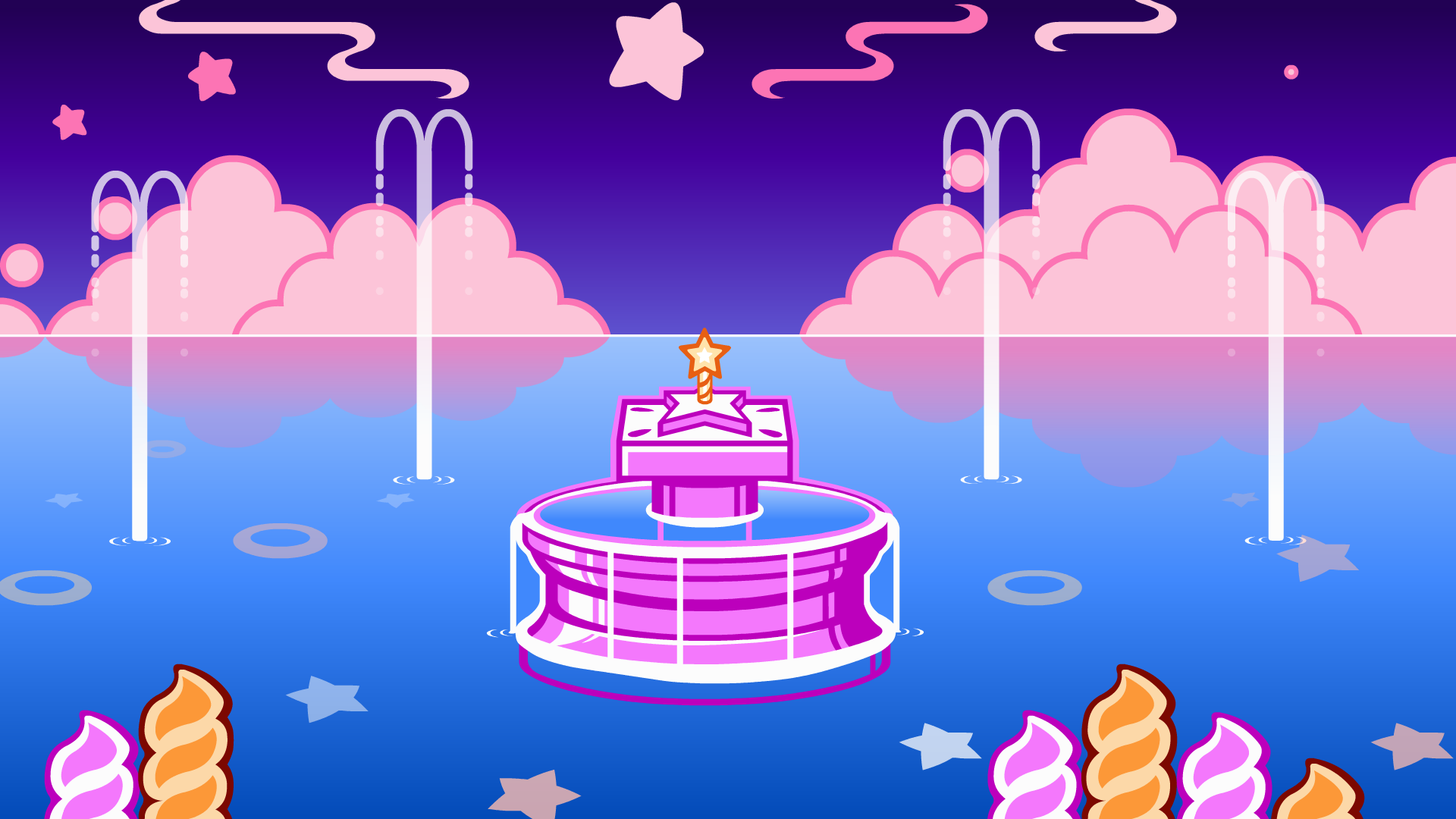 Fountain of Dreams' 💫⛲️ My first kirby fanart! I don't know why