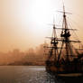 HMS Endeavour - dust storm