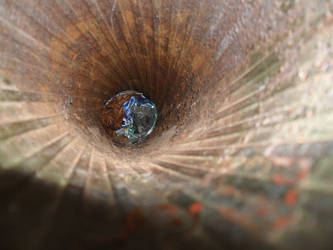 Inside a WWII cannon