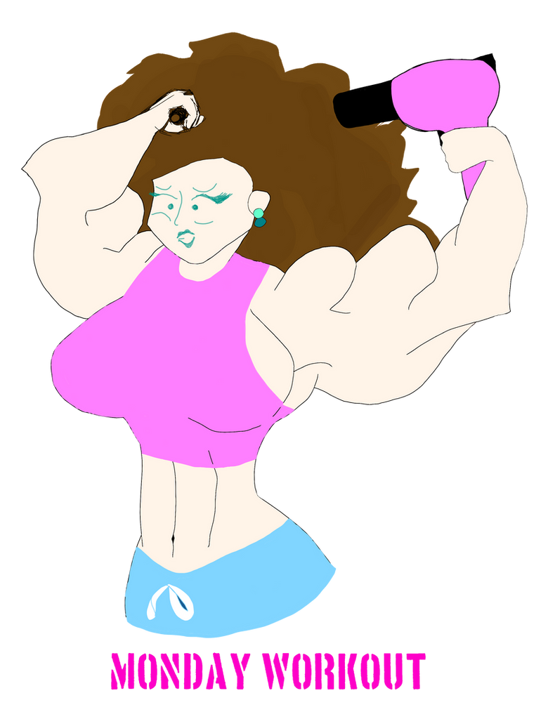 This is how girls workout by GoddessNewMultiverse on DeviantArt