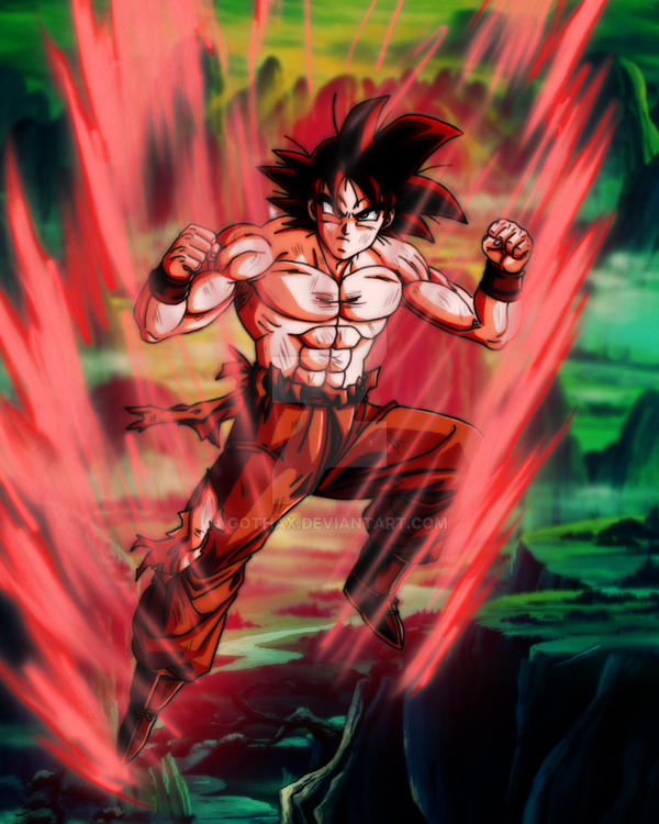 figurine goku blue kaioken