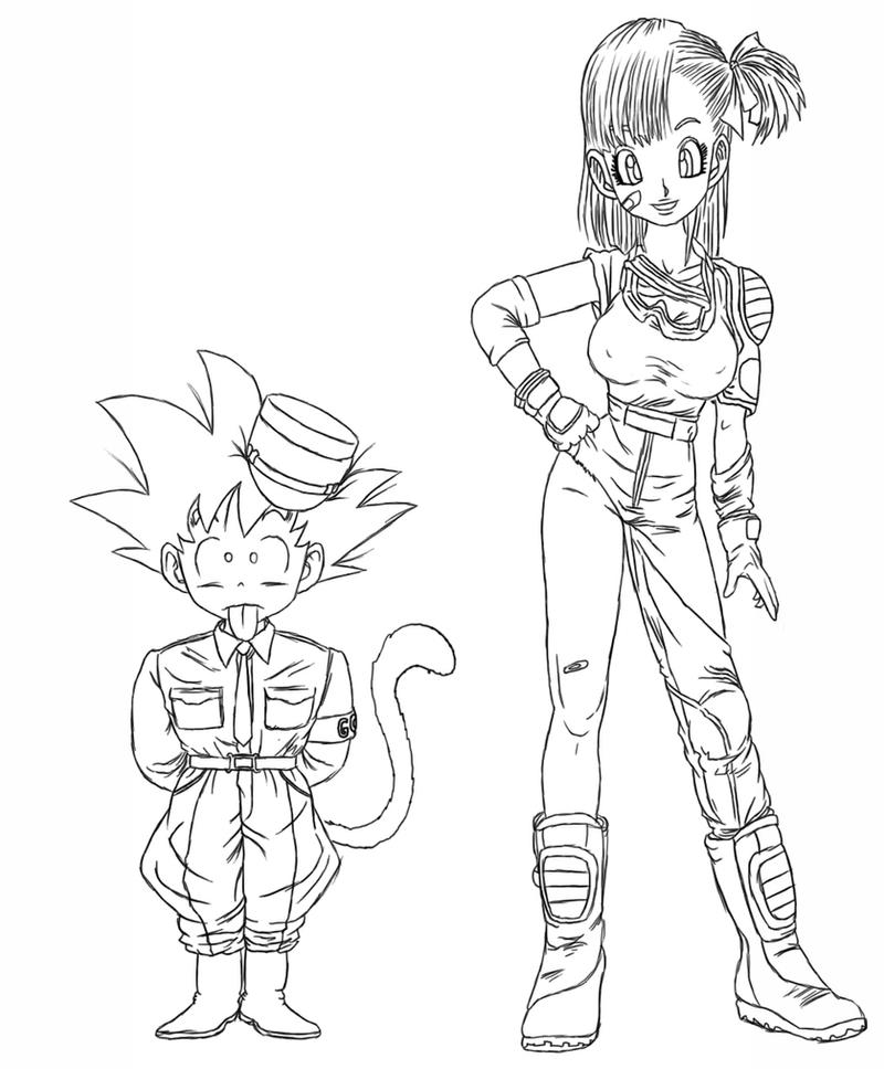 Goku and Bulma