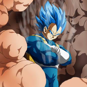 Vegeta  Ascended super saiyan god super saiyan  !!