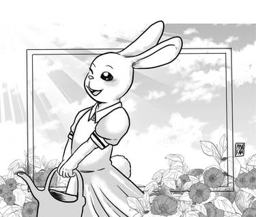 A Rabbit and her Garden