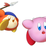 Kirby, Bandana Waddle Dee and Elfilin