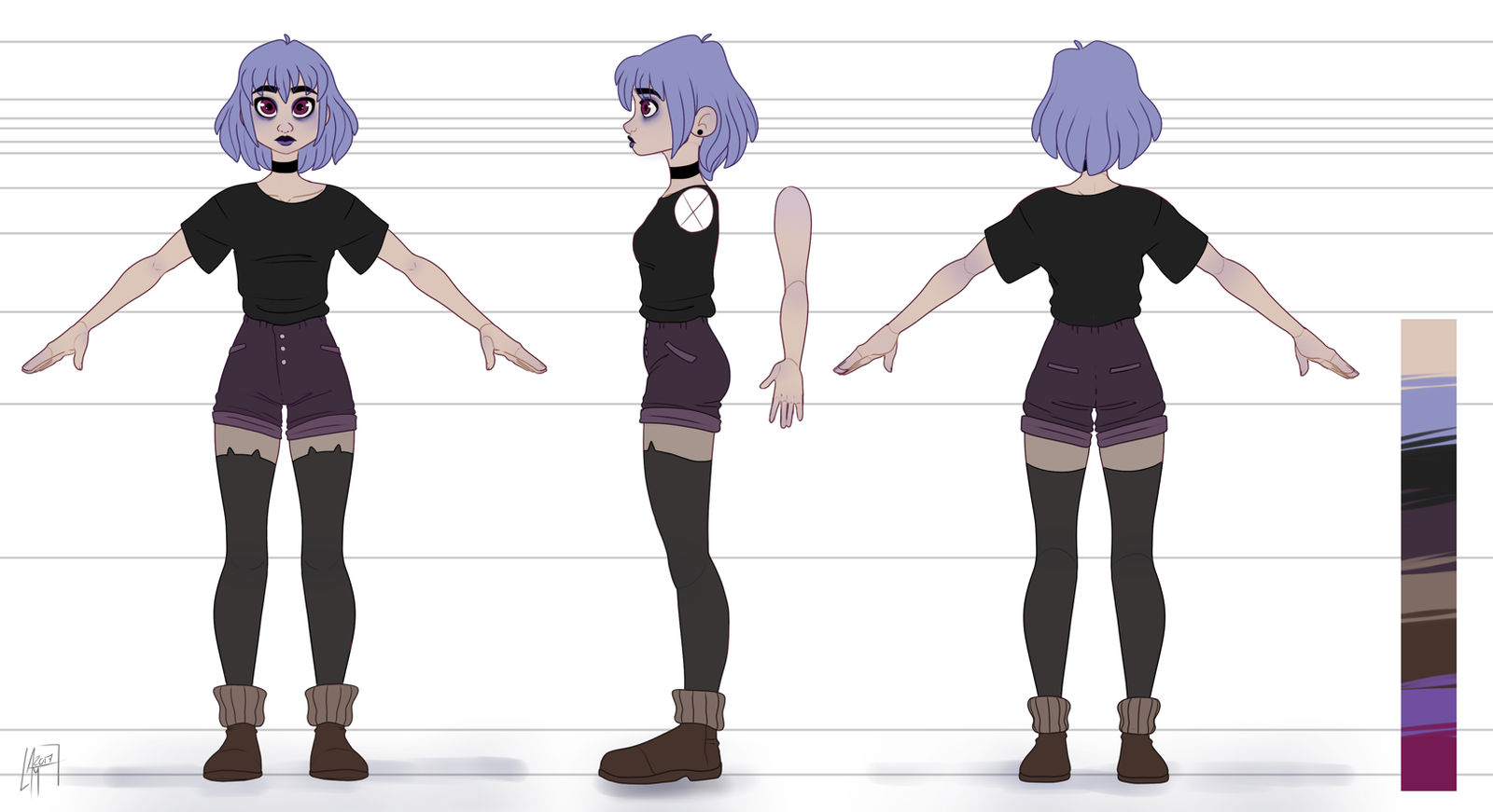 Character Model Sheet Template Character Model Sheet Template