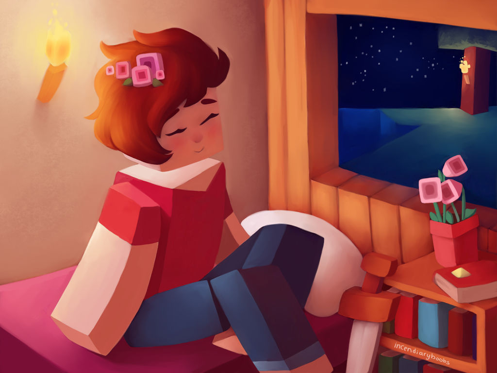 Deviantart Minecraft Ideas Minecraft Painting by incendiarymoth on DeviantArt