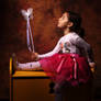 Ballerina and butterfly