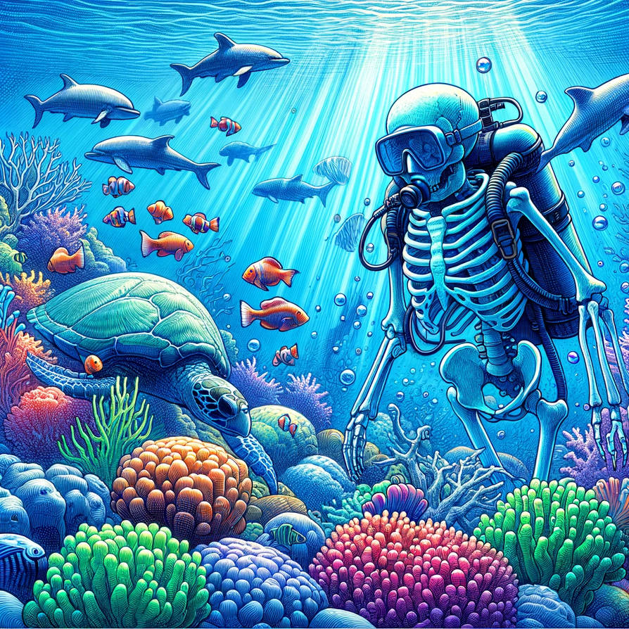 Scuba Ghost by TheSpaceNavy on DeviantArt
