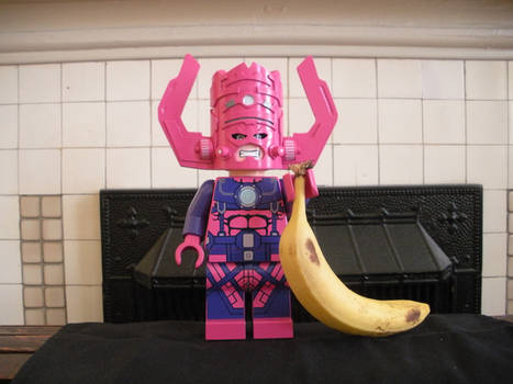 Lego Galactus - Banana for scale