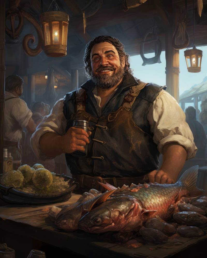 Fishmonger by Bouzuki on DeviantArt